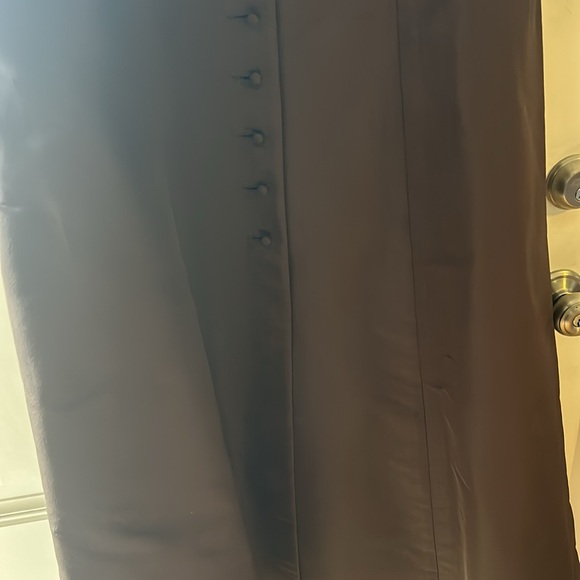 Rare Bill Hamilton Saks 100% Italian Silk Dress + Extra Fabric | Vintage M - Picture 5 of 14